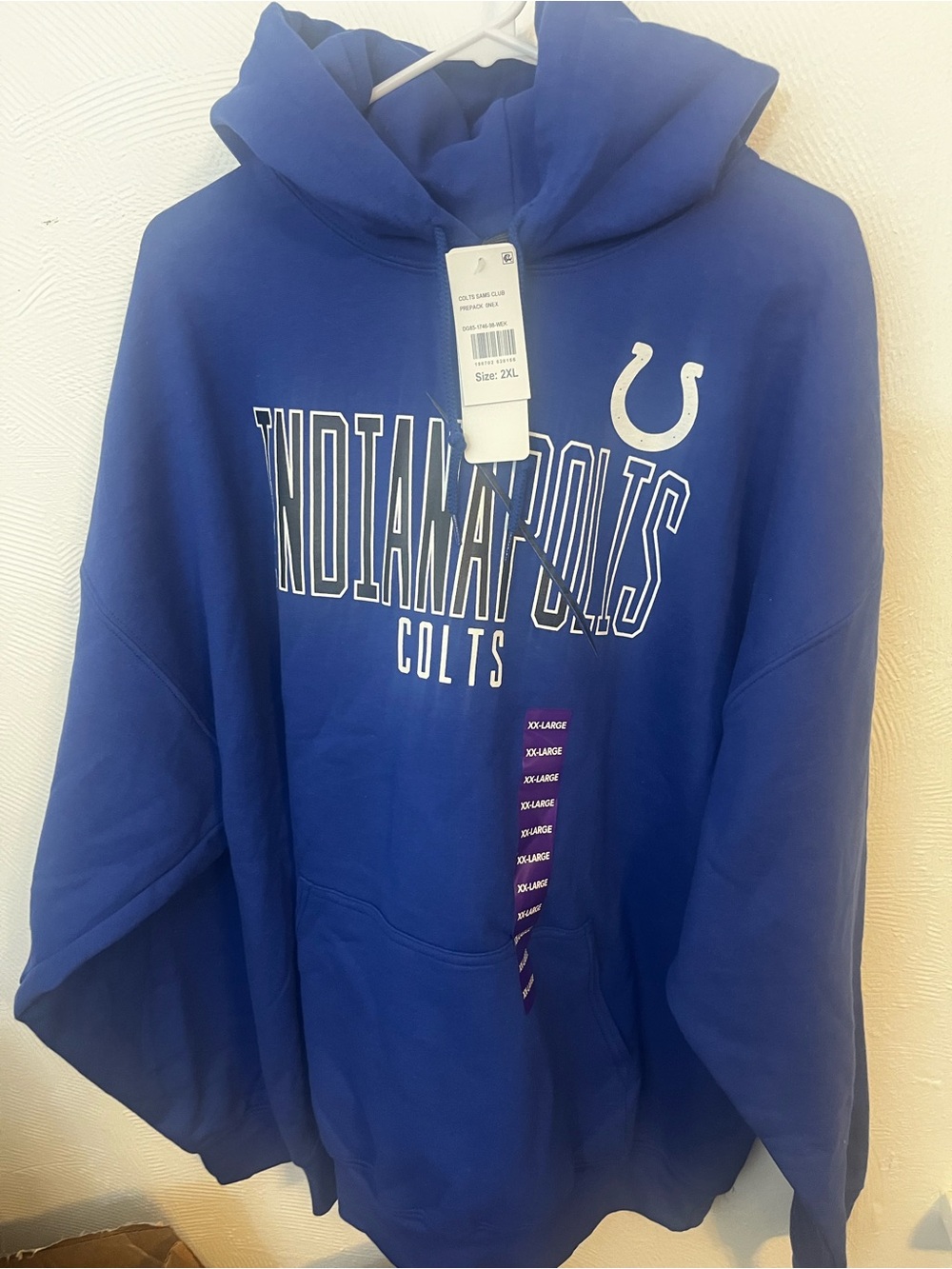 Indianapolis Colts Men's Blue Pullover Hoodie